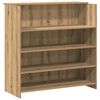 vidaXL Receptiebalie 200x50x103,5cm bewerkt hout artisanaal eikenkleur