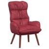 vidaXL Fauteuil Wijnrood 69 x 74 x 93 cm Kunstleer