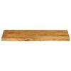 vidaXL Tafelblad met natuurlijke rand 80x40x2,5 cm massief mangohout