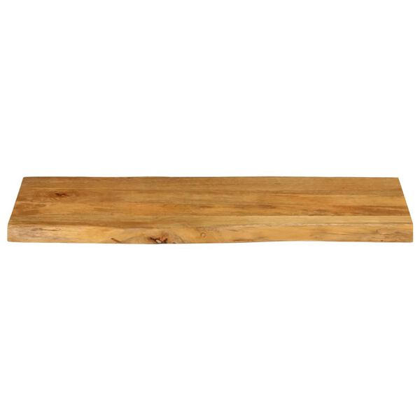 vidaXL Tafelblad met natuurlijke rand 80x40x2,5 cm massief mangohout
