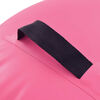 vidaXL Gymnastiekrol met pomp opblaasbaar 120x75 cm PVC roze