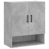 vidaXL Wandkast 60x31x70 cm bewerkt hout betongrijs