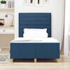 vidaXL Bedframe met hoofdeinde Blauw 120 x 190 cm Stof