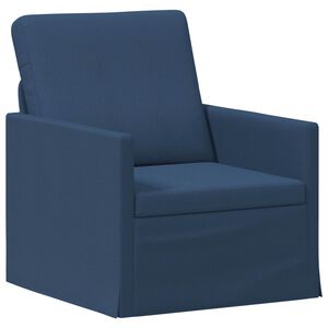vidaXL Enkele sofa Blauw 70 x 81 x 82 cm Stof