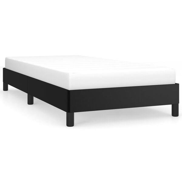 vidaXL Bedframe kunstleer zwart 80x200 cm