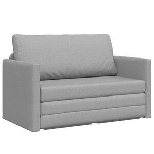 vidaXL Slaapbank Wolkengrijs 124 x 71 x 78 cm Stof