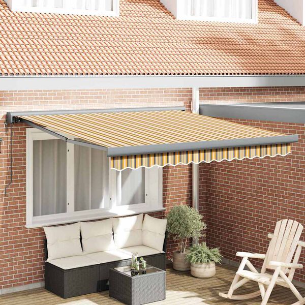 vidaXL Markies Multikleur 350 x 250 x 165 cm Polyester en Aluminium