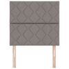 vidaXL Hoofdbord Taupe 90 cm Stof