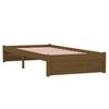 vidaXL Bedframe massief hout honingbruin 90x200 cm