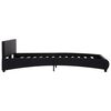 vidaXL Bedframe kunstleer zwart 140x200 cm