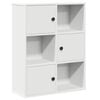 vidaXL Boekenkast 60x24x76,5 cm bewerkt hout wit