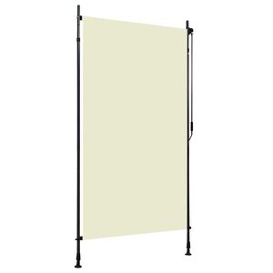 vidaXL Rolgordijn voor buiten 120x270 cm cr&egrave;me