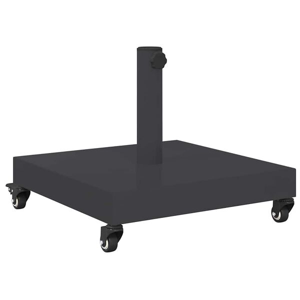 vidaXL Parasolvoet Donkergrijs 45 x 45 x 31,5 cm