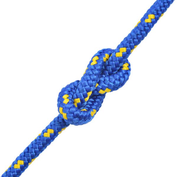 vidaXL Boot touw 14 mm 250 m polypropyleen blauw