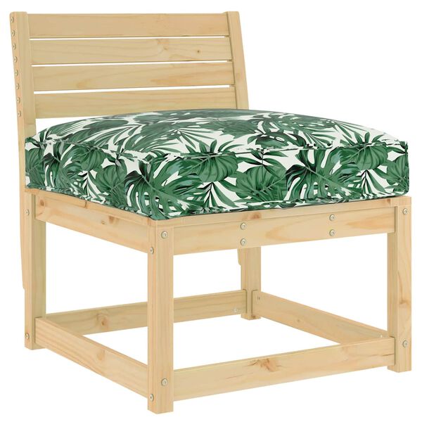 vidaXL Kussen Blad Bladpatroon 70 x 70 x 12 cm Oxford Stof