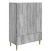 vidaXL Dressoir Grijs Sonoma 66 x 34,5 x 95 cm Bewerkt hout