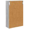 vidaXL Badkamer wandkast met plank Grijze Sonoma 40 x 16 x 62,5 cm