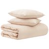 vidaXL Dekbedset 2 st 200 x 200 cm Alle seizoenen Kapokvezel Beige