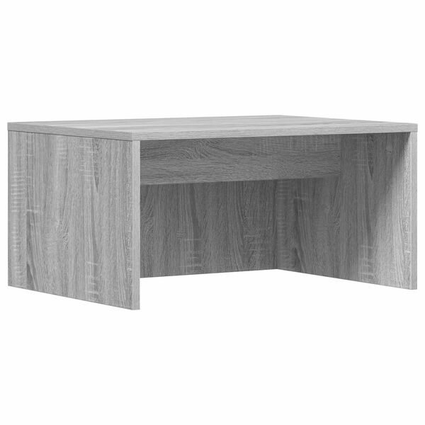 vidaXL Wandbureau met opslag Grijs Sonoma 60 x 45 x 30 cm Bewerkt hout