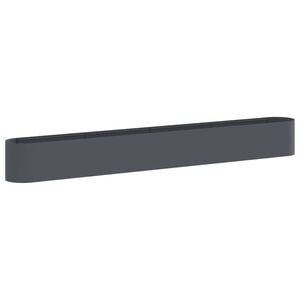 vidaXL Verhoogd Tuinbed Antracietkleurig 360 x 40 x 40 cm