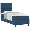 vidaXL Boxspringbed met hoofdeinde Blauw 90 x 190 cm Stof