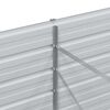 vidaXL Plantenbak verhoogd 160x80x77 cm gegalvaniseerd staal zilver