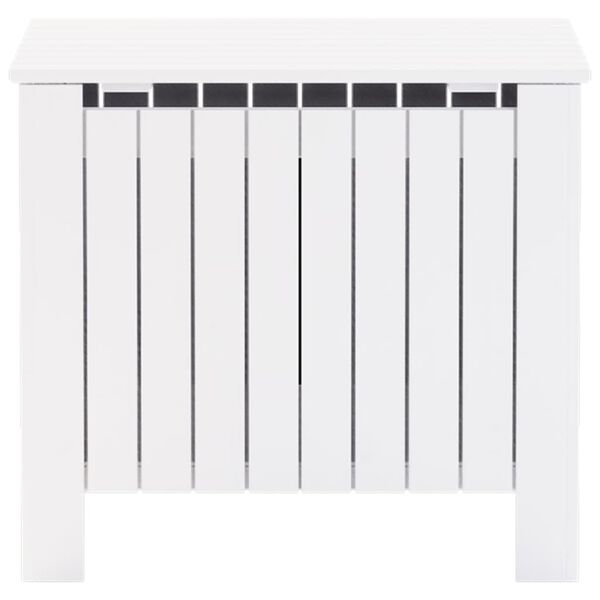 vidaXL Opbergbox met deksel RANA 60x49x54 cm massief grenenhout wit