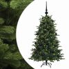 vidaXL Kunstkerstboom met kerstbal 150 cm 150 LED's Warmwit