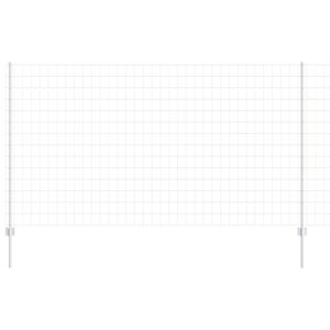 vidaXL Euro-hek met palen 10 x 1,4 m Gegalvaniseerd staal Mesh