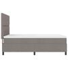 vidaXL Boxspring bed met matras met LED Taupe 140 x 200 cm Stof