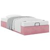 vidaXL Bedframe zonder matras 90x190 cm fluweel roze