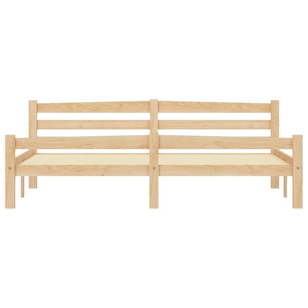 vidaXL Bedframe met 4 lades massief grenenhout 180x200 cm