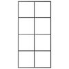 vidaXL Schuifdeur met beslag 102,5x205 cm ESG-glas en aluminium