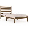 vidaXL Bedframe massief grenenhout honingbruin 100x200 cm