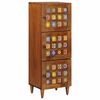 vidaXL Hoge kast Walnotenhout 40 x 33 x 110 cm Massief Mango Hout