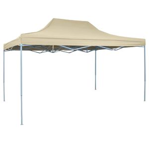 vidaXL Vouwtent pop-up 3x4,5 m cr&egrave;mewit