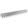 vidaXL Gazonrand 50 st 103 x 15 cm Staal zilver