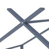 vidaXL Kinderbedframe massief grenenhout grijs 90x200 cm