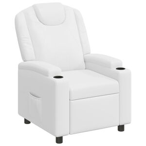 vidaXL Ligstoel Wit 75 x 95 x 106 cm Stof