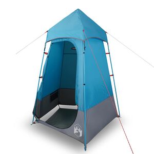 vidaXL Toilettent waterdicht blauw