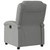 vidaXL Relaxfauteuil donkergrijze stof
