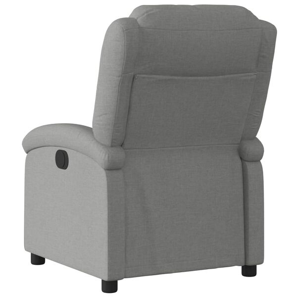 vidaXL Relaxfauteuil donkergrijze stof