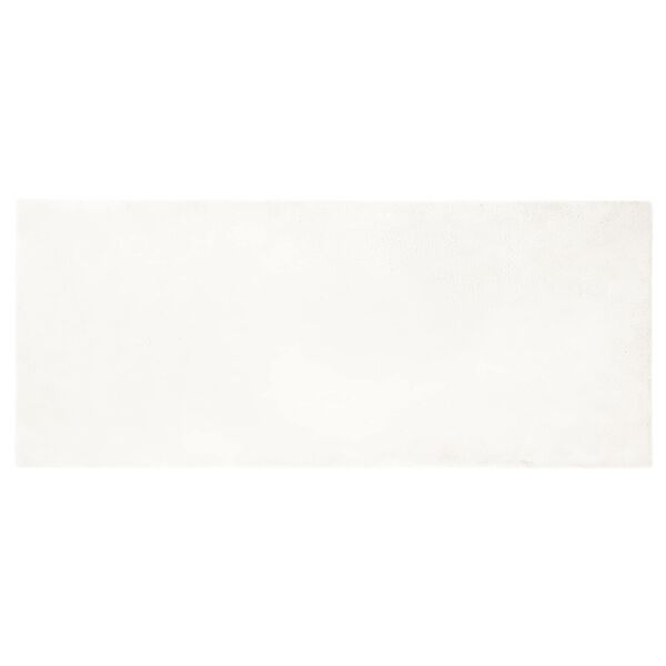 vidaXL Nep Konijnenbont Tapijt Olite Crème 80 x 200 cm Polyester