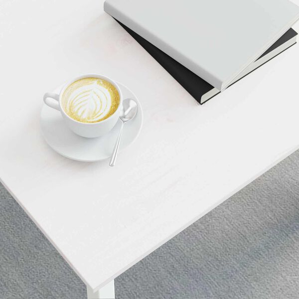 vidaXL Salontafel Wit 50 x 50 x 36 cm Massief grenenhout