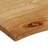 vidaXL Tafelblad met natuurlijke rand 120x60x2,5 cm massief mangohout
