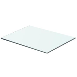 vidaXL Wandschap transparant 40x25 cm glas