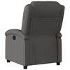 vidaXL Relaxfauteuil Grijs Echt Leer