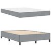 vidaXL Boxspringbed met matras Lichtgrijs 140 x 190 cm Stof