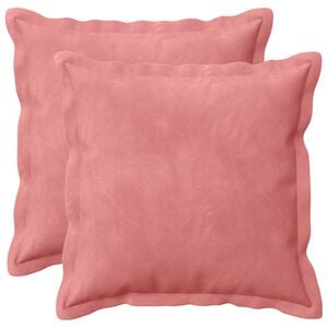 vidaXL Kussensloop 2 pcs HOUTEN Roze 30 x 30 cm Fluweel