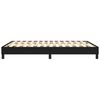 vidaXL Boxspring bed stof zwart 140x190 cm